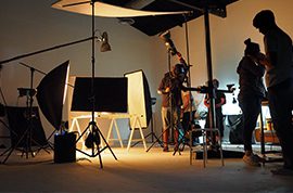 Setting the Studio - Business Video Production Services Chicago by Visual Filmworks